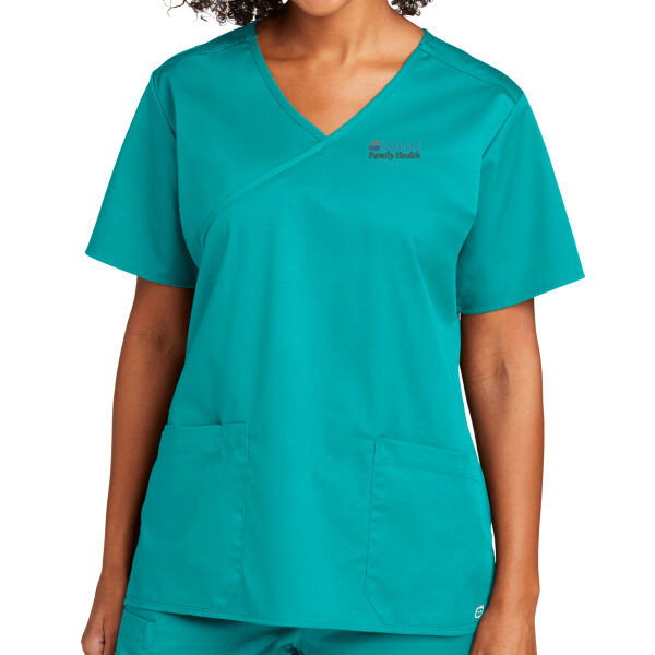   - Women's WorkFlex  Mock Wrap Top Thumbnail